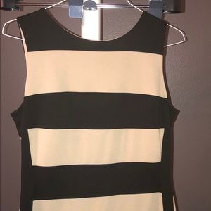 calvin klein cream and black  dress